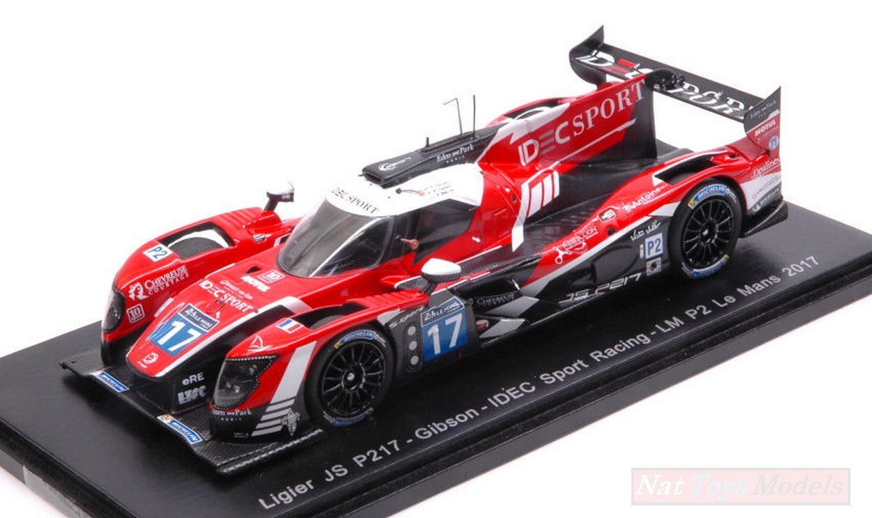 SCALE MODEL COMPATIBLE WITH LIGIER JS P217 N.17 13th LM 2017 LAFARGUE-LAFARGUE-ZOLLINGER 1:43 SPARK MODEL S5807