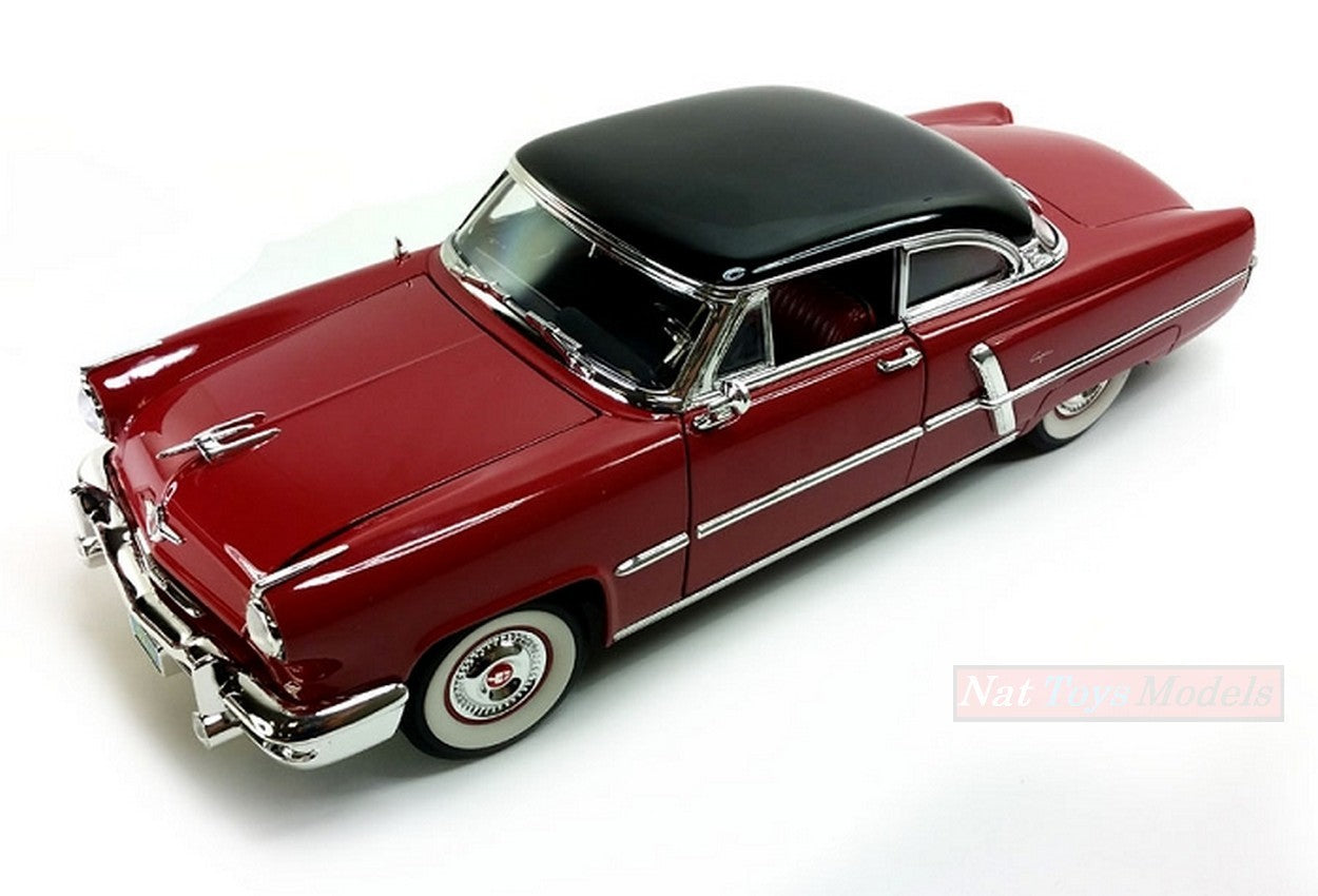 MODELLINO IN SCALA COMPATIBILE CON LINCOLN CAPRI 1952 BORDEAUX 1:18 YAT MING YM92808BG
