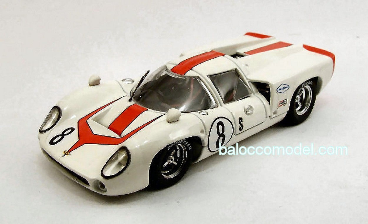 MODELE REDUIT COMPATIBLE AVEC LOLA T 70 COUPE N.8 RETRAITE 12H SEBRING 1968 MOTSCHENBACHER-LESLIE 1:43 MEILLEUR MODELE BT9379
