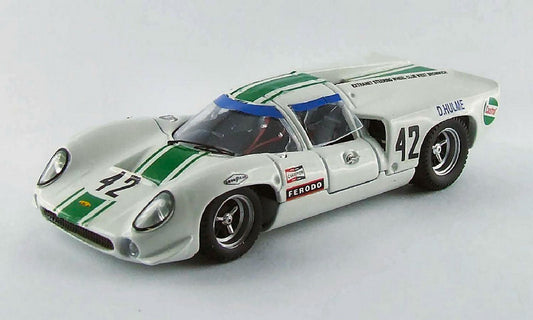 SCALE MODEL COMPATIBLE WITH LOLA T70 COUPE N.42 WINNER TOURIST TROPHY 1968 D.HULME 1:43 BEST MODEL BT9528