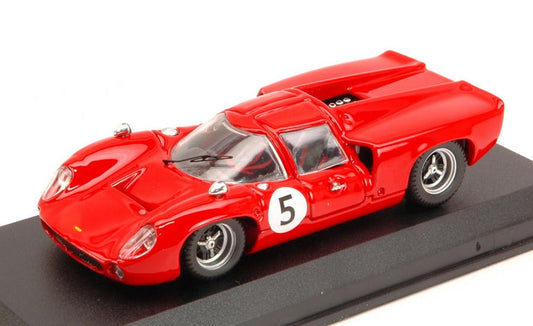 MODELLINO IN SCALA COMPATIBILE CON LOLA T70 COUPE N.5 WINNER G.P.SVEZIA 1967 Y.ROSQVIST 1:43 BEST MODEL BT9582