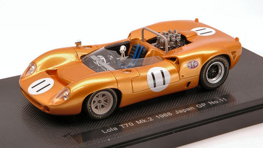 MODELLINO IN SCALA COMPATIBILE CON LOLA T70 N.11 JAPAN 1968 1/43 EBBRO EB44275
