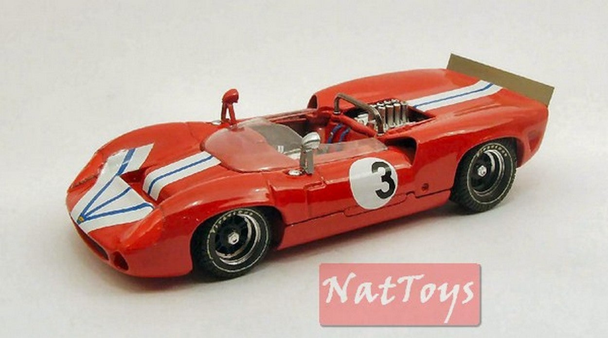 MODELE REDUIT COMPATIBLE AVEC LOLA T70 SPIDER N.3 RETRAITE BRIDGEHAMPTON 1968 G.RALPH 1:43 MEILLEUR MODELE BT9429