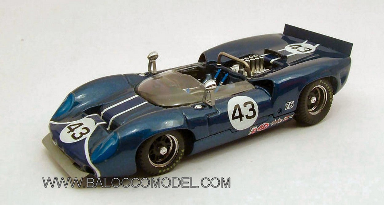 MODELE REDUIT COMPATIBLE AVEC LOLA T70 SPIDER N.43 RETRAITE RIVERSIDE 1966 J.STEWART 1:43 MEILLEUR MODELE BT9426