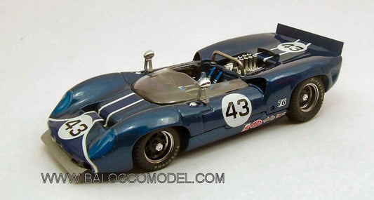 MODELE REDUIT COMPATIBLE AVEC LOLA T70 SPIDER N.43 RETRAITE RIVERSIDE 1966 J.STEWART 1:43 MEILLEUR MODELE BT9426