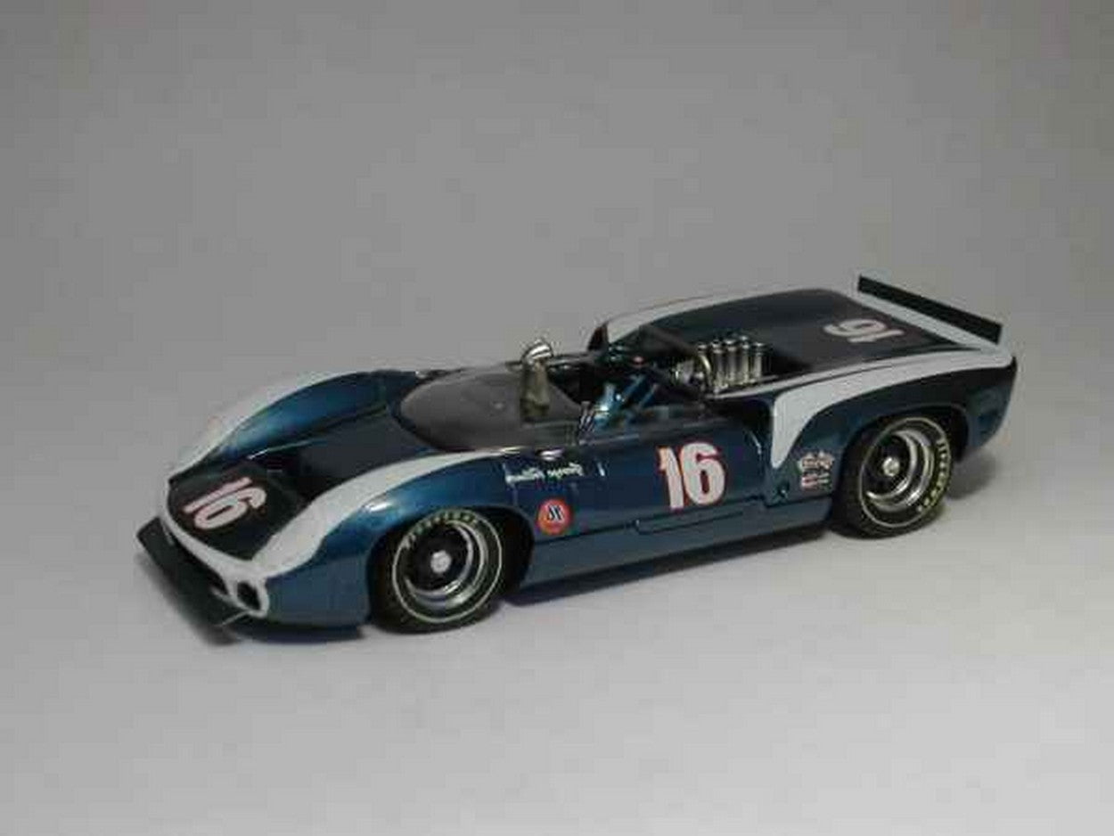 SCALE MODEL COMPATIBLE WITH LOLA T70 SPYDER N.16 6th CAN-AM RIVERSIDE 1967 G.FOLLMER 1:43 BEST MODEL BT9237