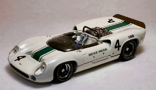 MODELE REDUIT COMPATIBLE AVEC LOLA T70 SPYDER N.4 OULTON PARK 1965 D.HULME 1:43 MEILLEUR MODELE BT9185