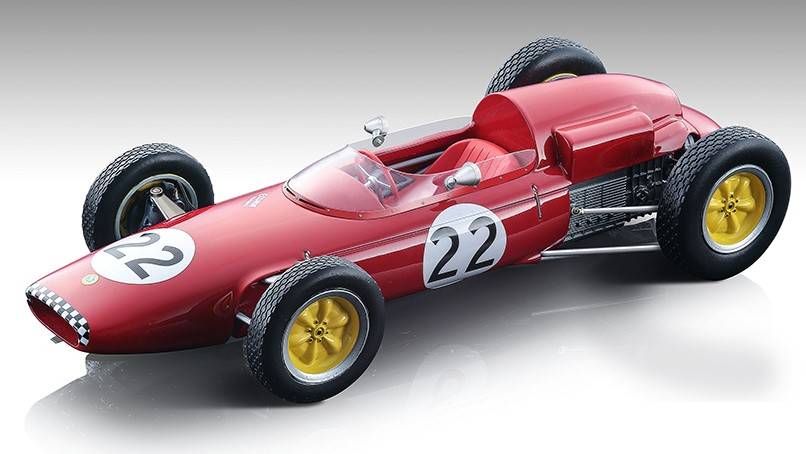 SCALE MODEL COMPATIBLE WITH LOTUS 21 N.22 BELGIAN GP 1962 JO SIFFERT 1:18 TECNOMODEL TMD18182D