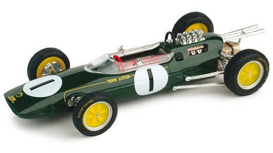 MODELLINO IN SCALA COMPATIBILE CON LOTUS 25 J.CLARK 1963 N.1 WINNER BELGIUM GP WORLD CHAMPION 1:43 BRUMM BM0331