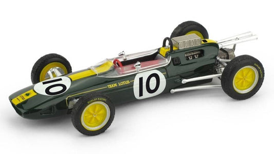 SCALE MODEL COMPATIBLE WITH LOTUS 25 PEDRO RODRIGUEZ 1963 N.10 MEXICO GP 1:43 BRUMM BM0650