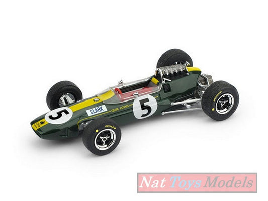 MODELLINO IN SCALA COMPATIBILE CON LOTUS 33 J.CLARK 1965 N.5 WINNER INGHILTERRA GP 1:43 BRUMM BM0590