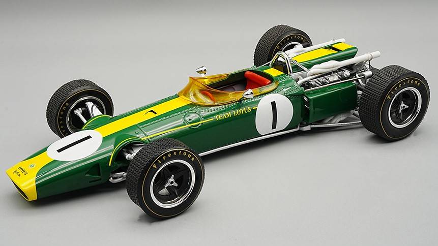 SCALE MODEL COMPATIBLE WITH LOTUS 43 WINNER AMERICAN GP 1966 JIM CLARK 1:18 TECNOMODEL TMD18188A