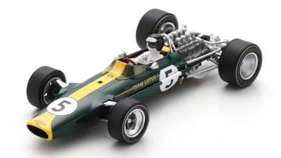 SCALE MODEL COMPATIBLE WITH LOTUS 49 JIM CLARK 1967 N.5 WINNER DUTCH GP 1:43 SPARK MODEL S4826