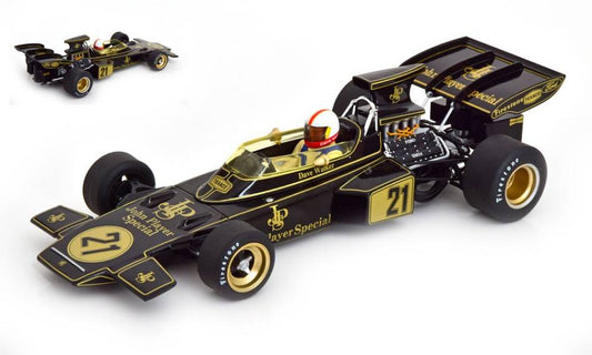 SCALE MODEL COMPATIBLE WITH LOTUS 72D N.5 JPS SPAIN GP 1972 D.WALKER 1:18 MODELCARGROUP MCG18611