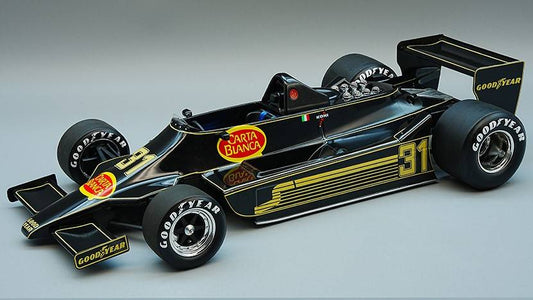 SCALE MODEL COMPATIBLE WITH LOTUS 79 N.31 BRASIL GP 1979 H.REBAQUE 1:18 TECNOMODEL TMD18287C