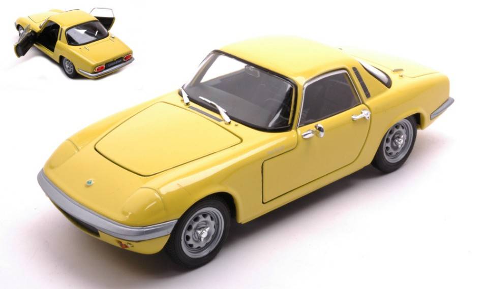 SCALE MODEL COMPATIBLE WITH LOTUS ELAN 1965 YELLOW 1:24 WELLY WE24035Y