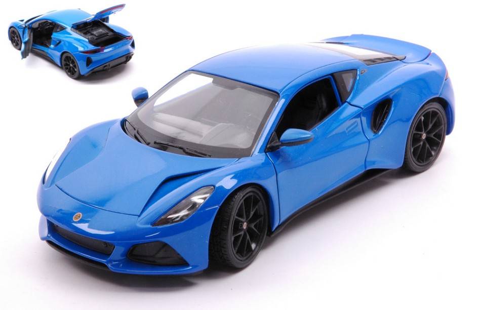 SCALE MODEL COMPATIBLE WITH LOTUS EMIRA 2021 BLUE 1:24 WELLY WE24115B