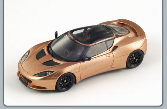 MODELLINO IN SCALA COMPATIBILE CON LOTUS EVORA HYBRID 2010 COPPER MET.1:43 SPARK MODEL S2207