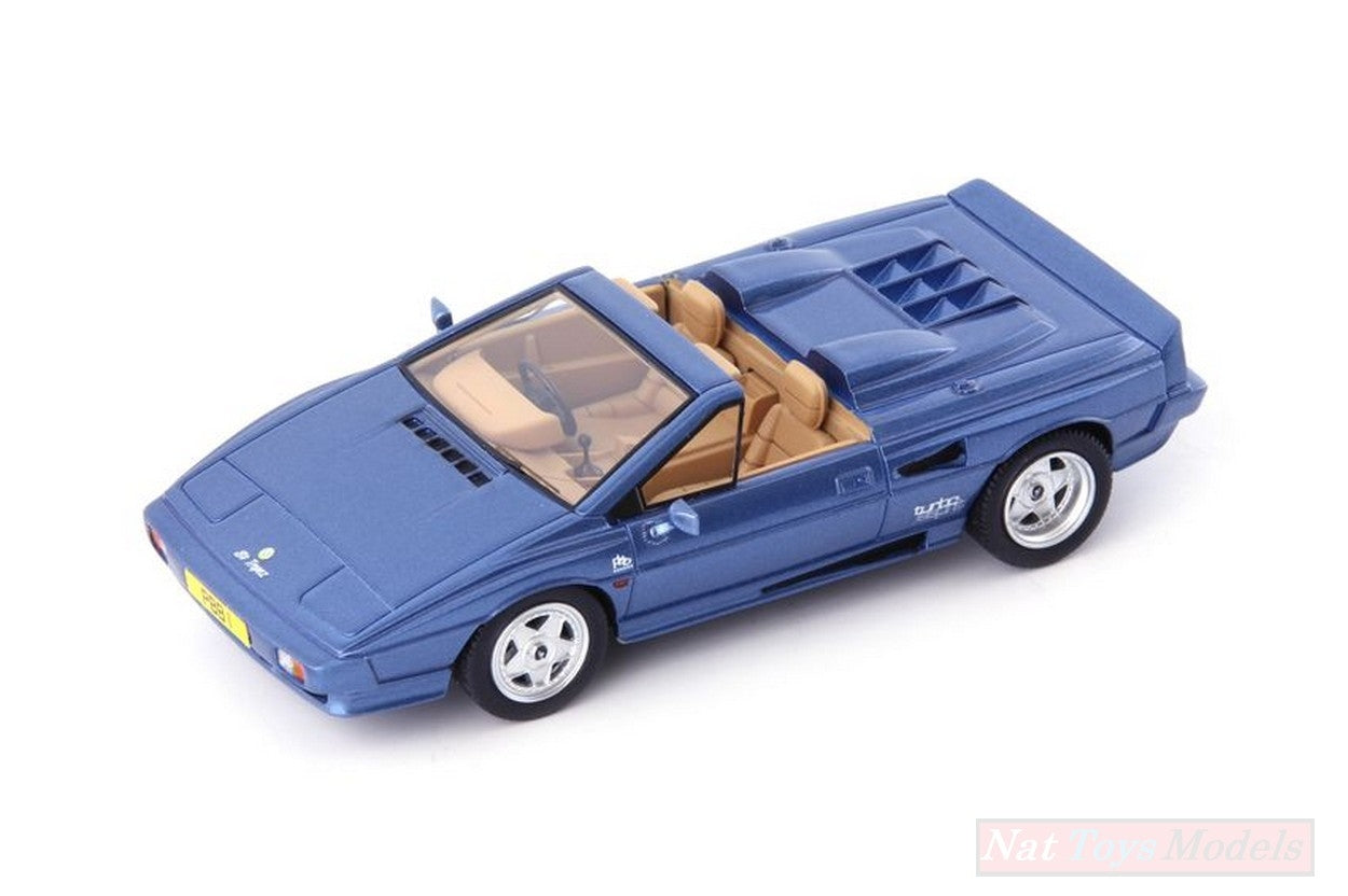 MODELE REDUIT COMPATIBLE AVEC LOTUS EXPRIT PBB ST.TROPEZ CONVERTIBLE 1990 BLEU 1:43 AVENUE MODEL AVN60044