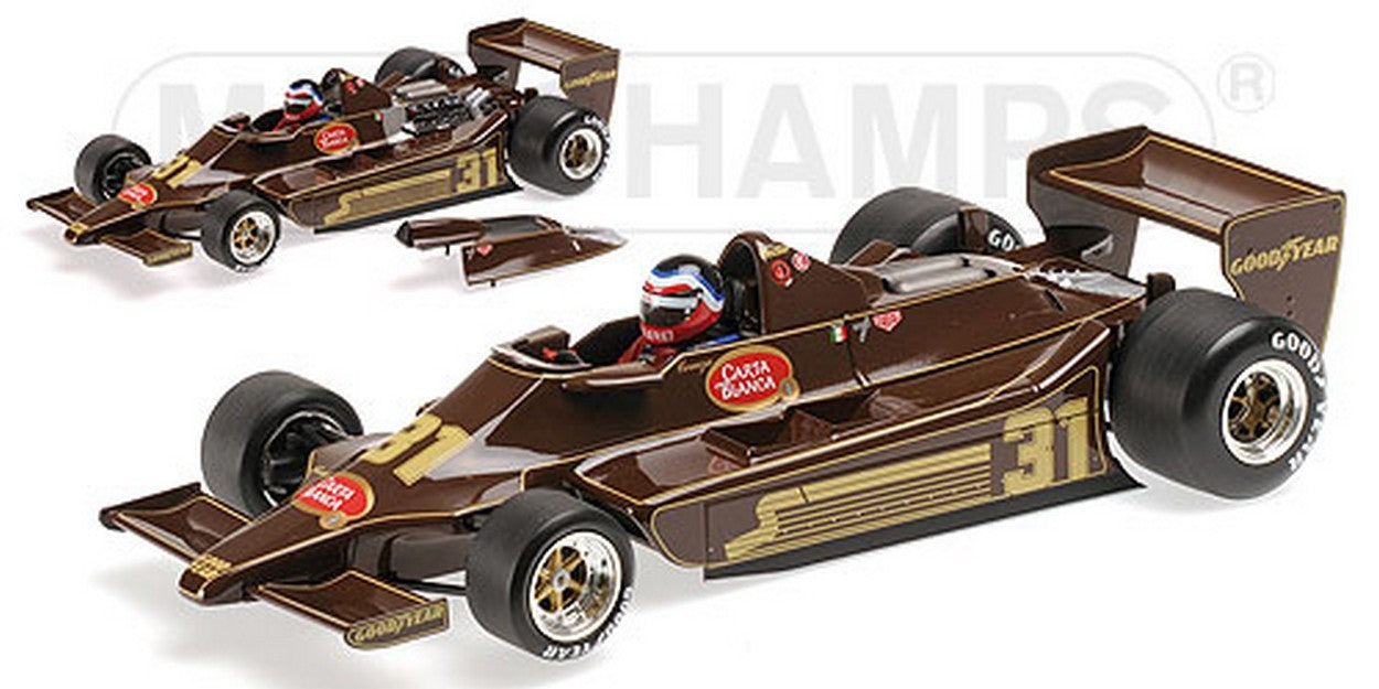 SCALE MODEL COMPATIBLE WITH LOTUS FORD 79 H.REBAQUE 1979 N.31 1:18 MINICHAMPS PM100790031