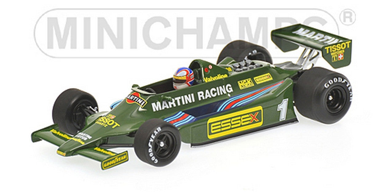 SCALE MODEL COMPATIBLE WITH LOTUS FORD 79 MARTINI N.MANSELL 1979 1:43 MINICHAMPS PM400790099