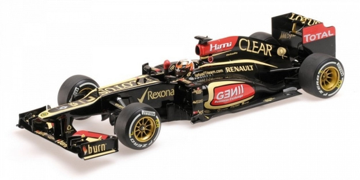 SCALE MODEL COMPATIBLE WITH LOTUS K.RAIKKONEN 2013 N.7 WINNER AUSTRALIAN GP 1:18 MINICHAMPS PM110130107
