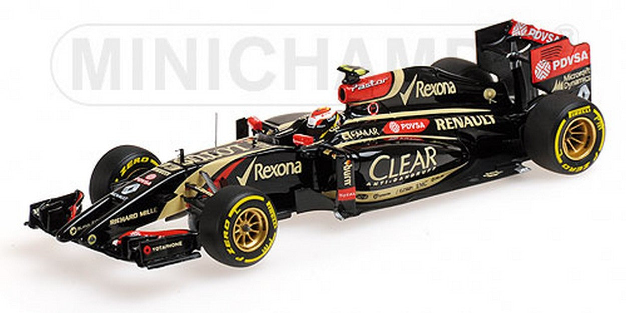 MODELLINO IN SCALA COMPATIBILE CON LOTUS P.MALDONADO 2014 1:43 MINICHAMPS PM417140013