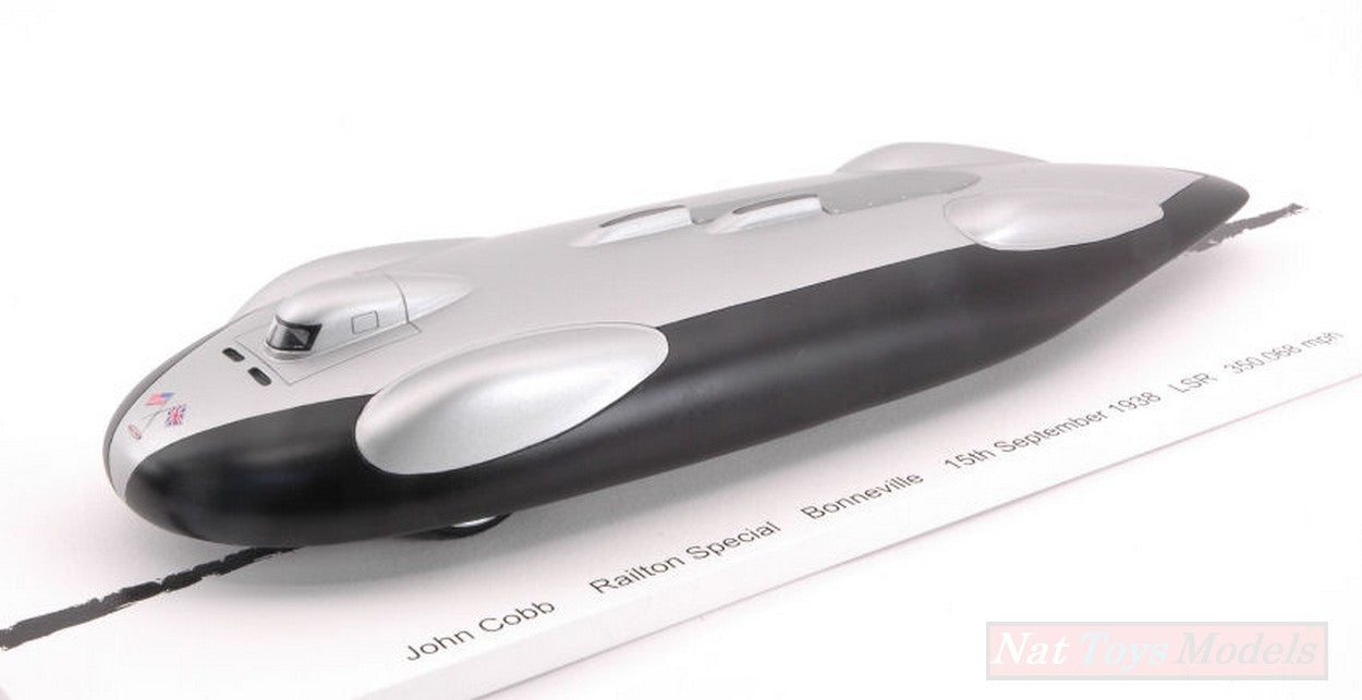 SCALE MODEL COMPATIBLE WITH LSR 350,194 mph RAILTON SPECIAL BONNEVILLE 15th SEPTEMBER 1938 JOHN COBB BIZARRE BZ1053