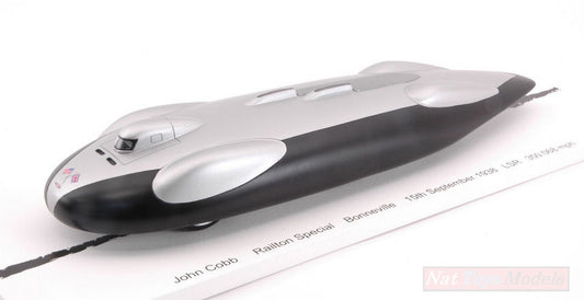 SCALE MODEL COMPATIBLE WITH LSR 350,194 mph RAILTON SPECIAL BONNEVILLE 15th SEPTEMBER 1938 JOHN COBB BIZARRE BZ1053