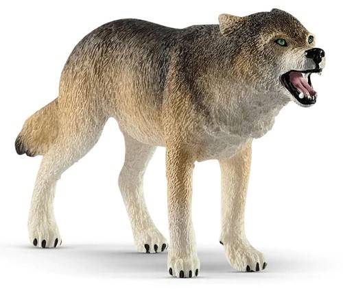 SCALE MODEL COMPATIBLE WITH WOLF
 SCHLEICH SCH14821 DIE CAST MODEL