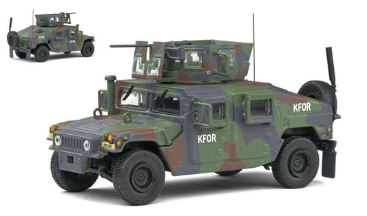 SCALE MODEL COMPATIBLE WITH M1115 HUMVEE KFOR GREEN CAMOUFLAGE 1983 1:48 SOLID SL4800104