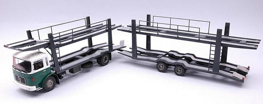 MODELE REDUIT COMPATIBLE AVEC MAN AUTOTRANSPORTER 1970 VERT/BLANC 1:43 IXO MODEL TTRX027