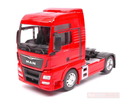 MODELLINO IN SCALA COMPATIBILE CON MAN TGX (4x2) RED 1:32 WELLY WE32650SR
