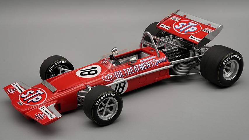 SCALE MODEL COMPATIBLE WITH MARCH 701 N.18 SPAIN GP 1970 M.ANDRETTI 1:18 TECNOMODEL TMD18216B