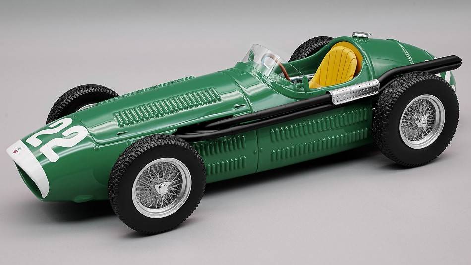 SCALE MODEL COMPATIBLE WITH MASERATI 250 F 3rd BELGIUM GP 1954 S.MOSS 1:18 TECNOMODEL TMD18187B