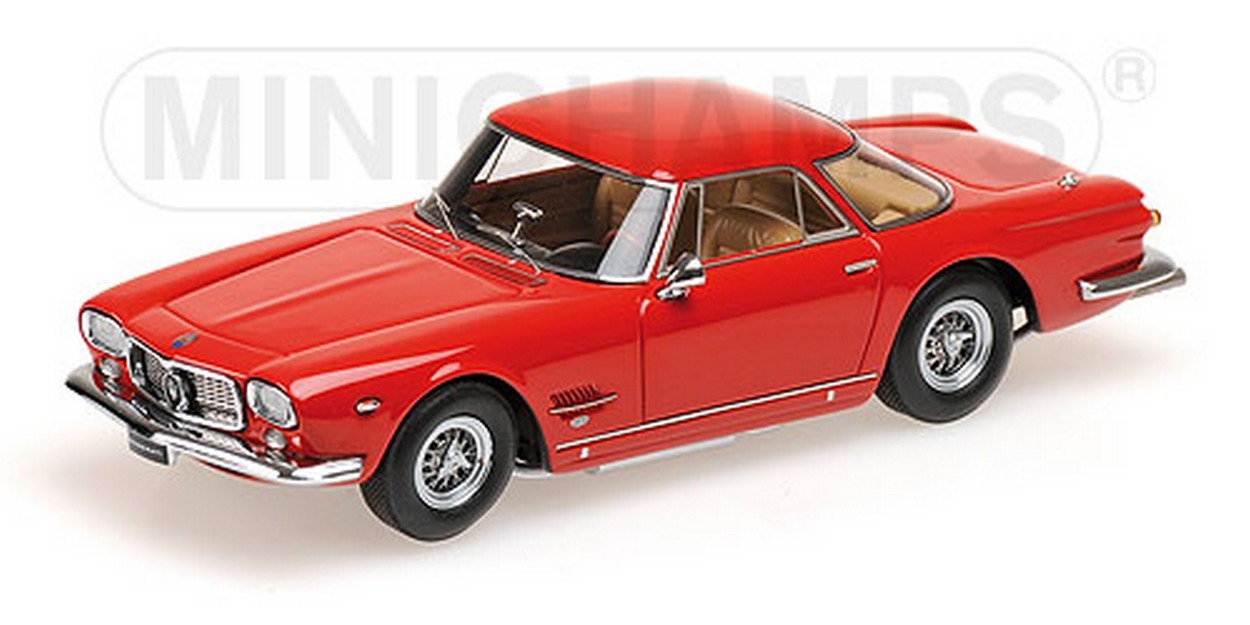 MODELLINO IN SCALA COMPATIBILE CON MASERATI 5000 GT 1962 RED 1:43 MINICHAMPS PM437123321