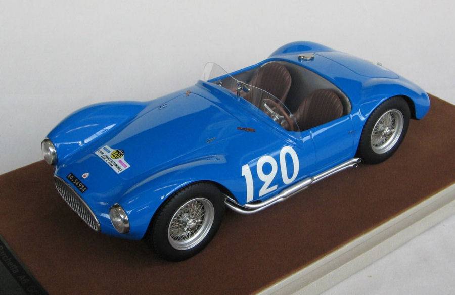 SCALE MODEL COMPATIBLE WITH MASERATI A6 GCS N.120 6th TOUR DE FRANCE 1954 ESTAGER-PROTO 1:18 TECNOMODEL TMD1844F