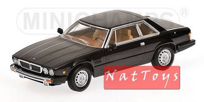 modellino IN SCALA COMPATIBILE CON MASERATI KYALAMI 1982 NERO 1:43 MINICHAMPS PM433123960