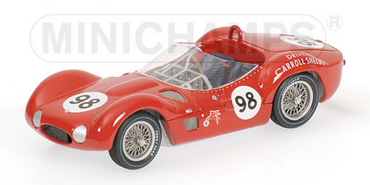 MODELE REDUIT COMPATIBLE AVEC MASERATI TYPE 61 N.98 1960 1:43 MINICHAMPS PM400601298