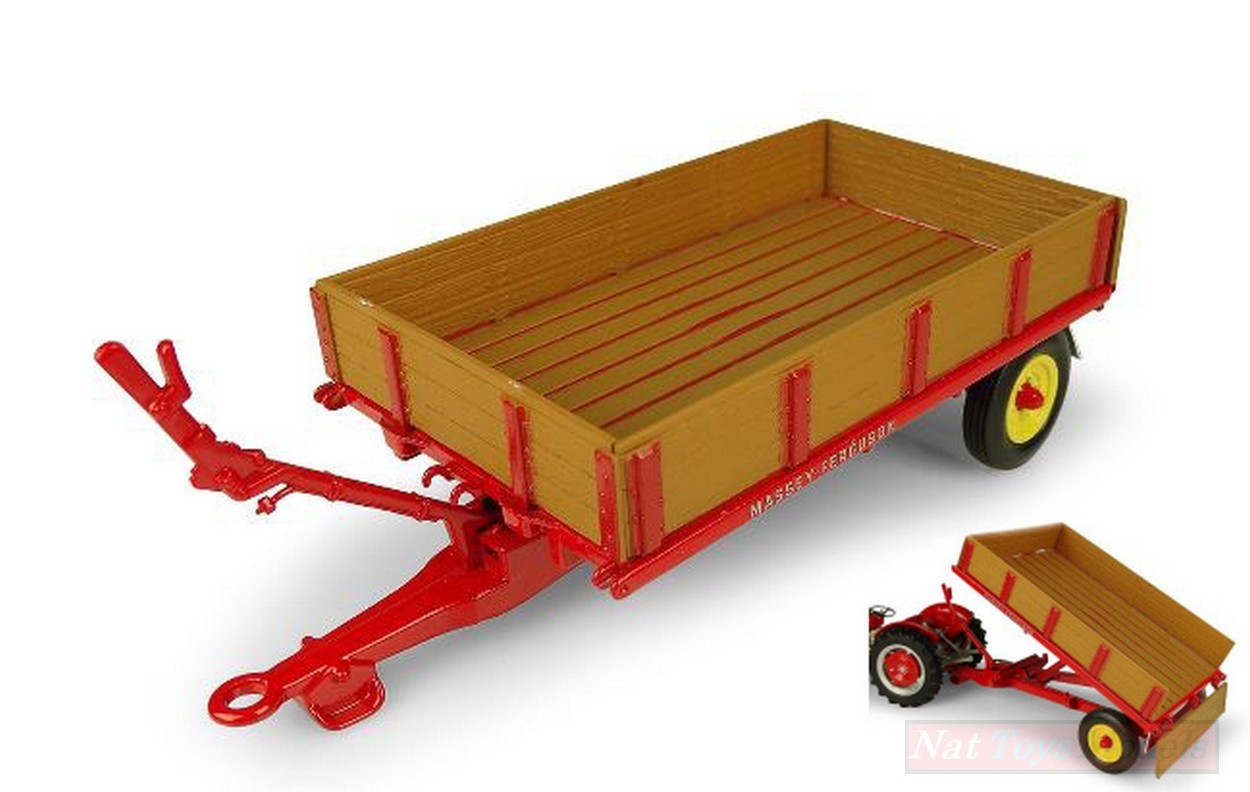 MODELLINO IN SCALA COMPATIBILE CON MASSEY FERGUSON 3T TRAILER 1:32 UNIVERSAL UH5329