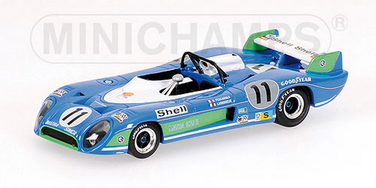 MODÈLE RÉDUIT COMPATIBLE AVEC MATRA MS 670 N.11 WINNER LM 73 1:43 MINICHAMPS PM430731111