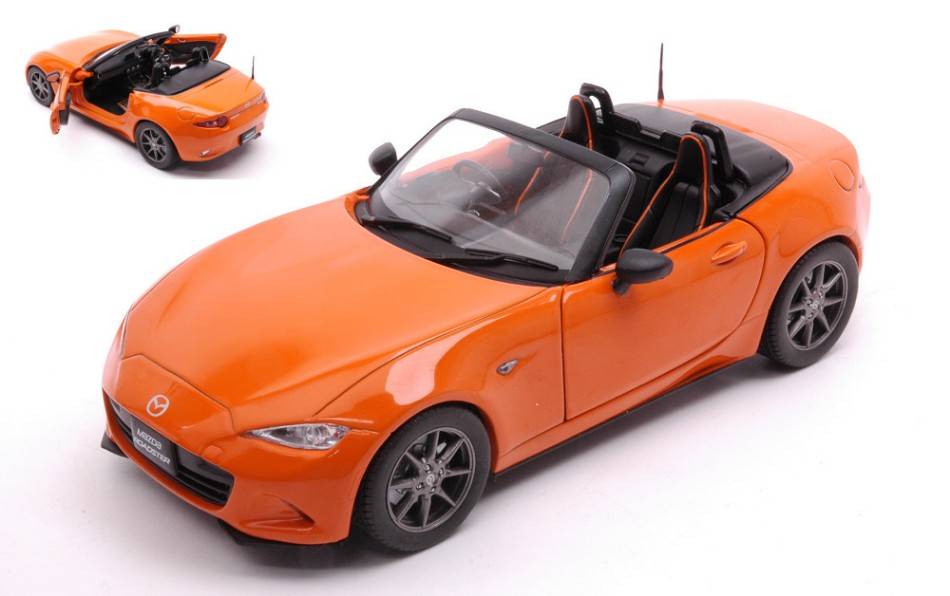 SCALE MODEL COMPATIBLE WITH MAZDA MX-5 2019 MET.ORANGE 1:24 WHITEBOX WB124178