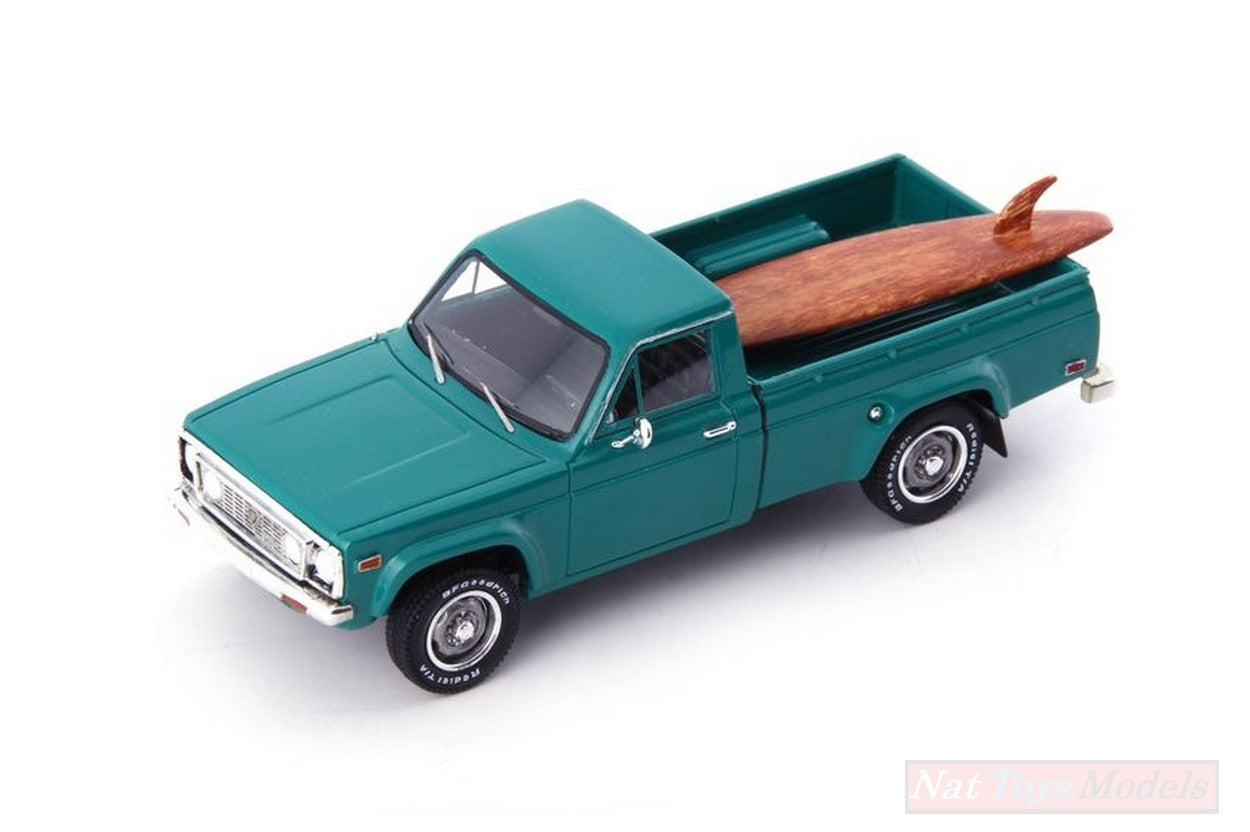 SCALE MODEL COMPATIBLE WITH MAZDA ROTARY PICK-UP (WITH SURF BOARD) 1974 TURQUOISE 1:43 AUTOCULT ATC08012