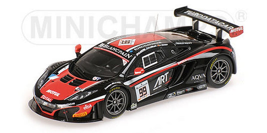 MODELE REDUIT COMPATIBLE AVEC MC LAREN 12C GT3 N.99 DNF 24H SPA 2014 SOUCEK-KORJUS-ESTRE 1:43 MINICHAMPS PM437141399