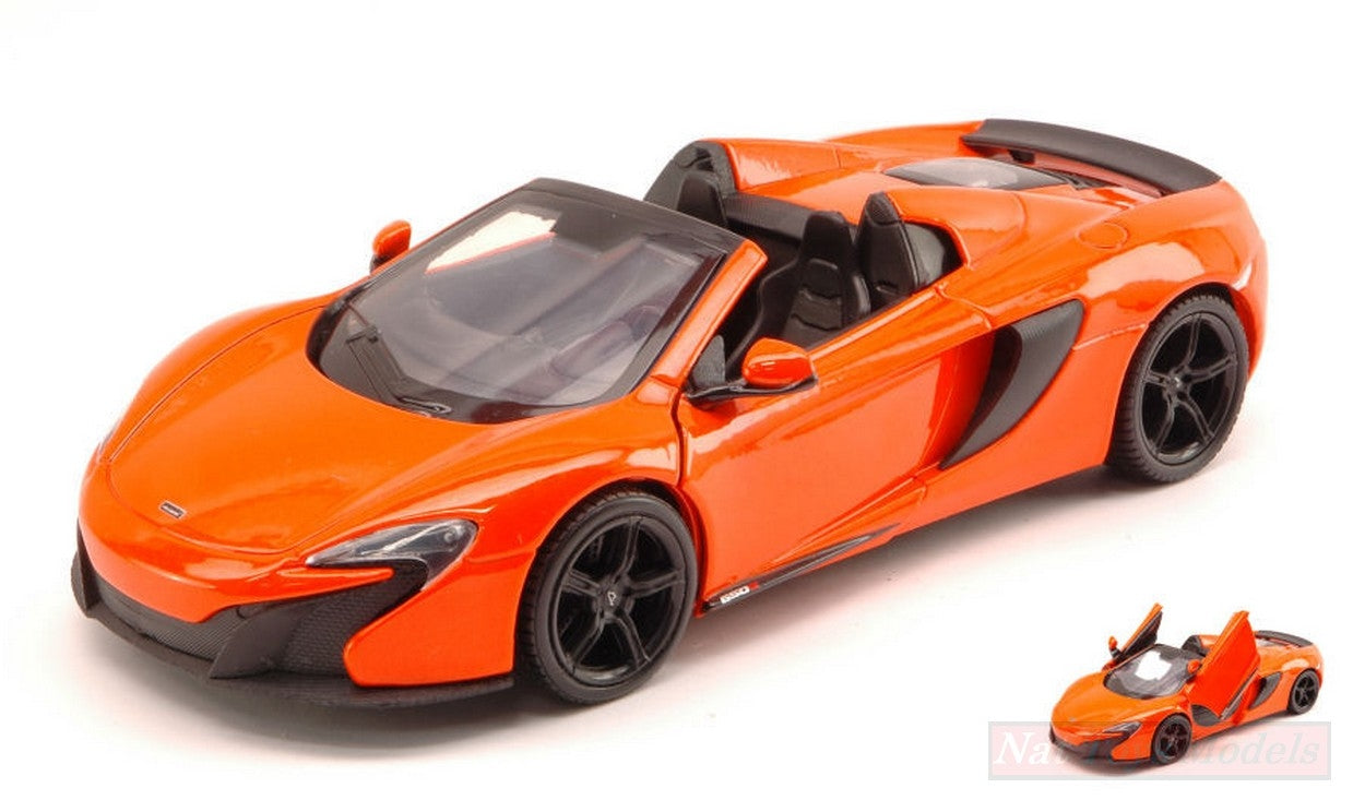 SCALE MODEL COMPATIBLE WITH MC LAren 650S 2014 ORANGE 1:24 MOTORMAX MTM79326O