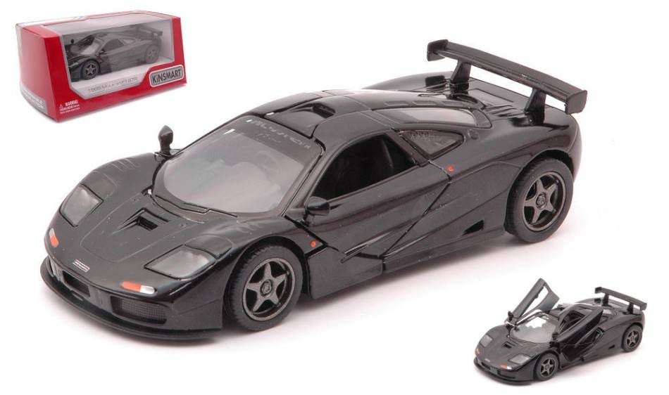 SCALE MODEL COMPATIBLE WITH MC LAren F1 GTR 1995 BLACK 12 cm BOX KINSMART KT5411WBK