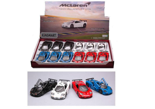SCALE MODEL COMPATIBLE WITH MC LAren F1 GTR 1995 cm 12 KINSMART KT5411D