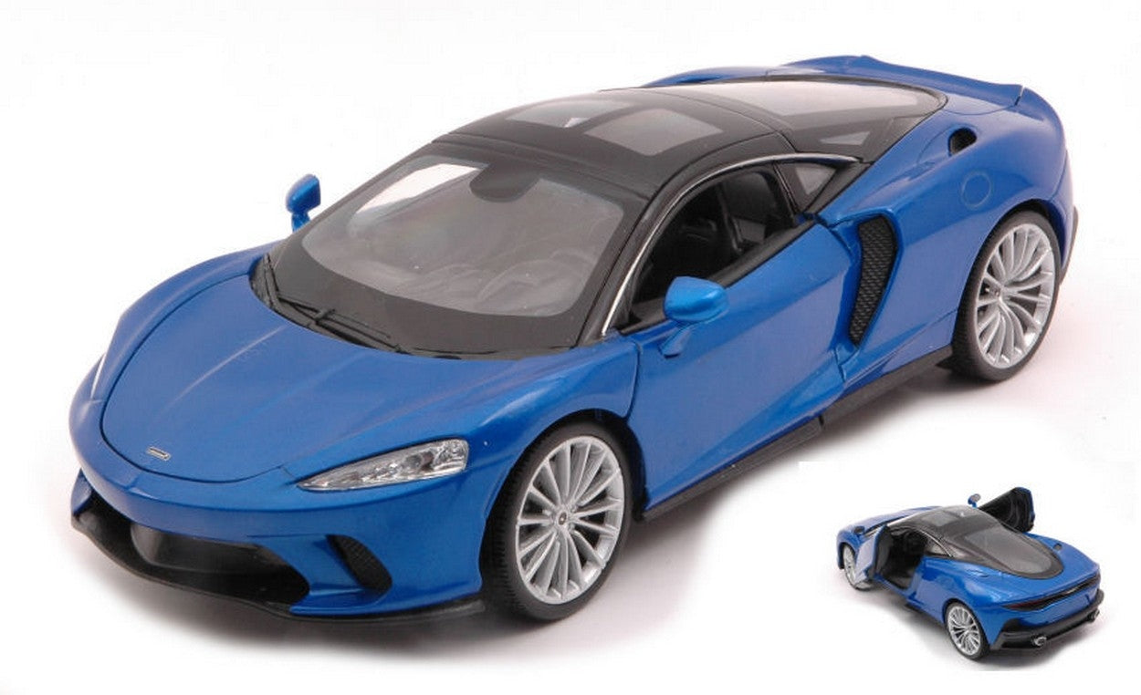 SCALE MODEL COMPATIBLE WITH MC LAren GT BLUE 1:24 WELLY WE24105BL