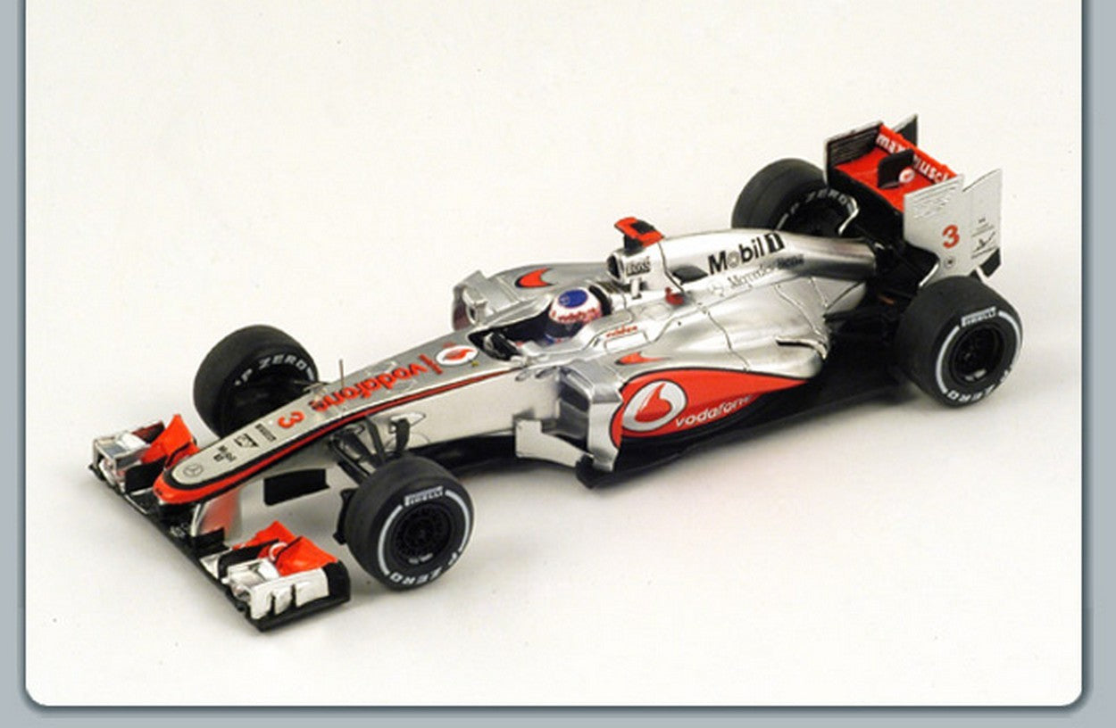 MODELLINO IN SCALA COMPATIBILE CON MC LAREN J.BUTTON 2012 N.3 WINNER BRAZIL GP 1:43 SPARK MODEL S3049