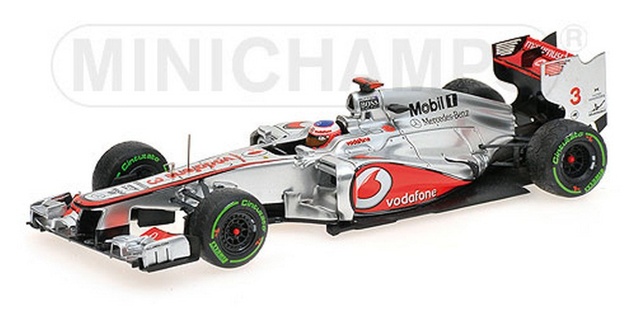 MODELLINO IN SCALA COMPATIBILE CON MC LAREN J.BUTTON 2012 WINNER BRAZIL GP N.3 1:43 MINICHAMPS PM537124323